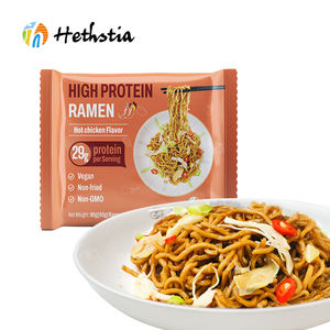 Ramen al Pollo Piccante ad Alto Contenuto Proteico 29g, Noodles Istantanei Vegani Non Fritti a Base Vegetale, Pasto Rapido - Product Image 1