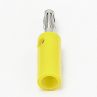 Lot de 500 connecteurs banane 4 mm nickelés sans soudure pour fils de haut-parleur, sondes de test de multimètre