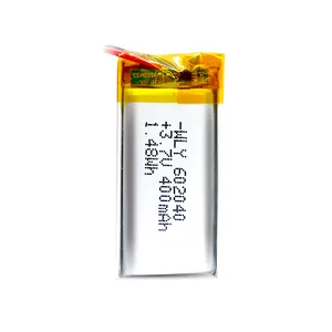 Wly Gecertificeerd Hot Selling Product Li Polymeer Batterijcel 602040 400Mah Lithium-Ion Batterij Oplaadbaar Met Pcb