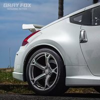 GRAYFOX Jantes Concaves Gris Gunmetal Personnalisées 19 20 21 22 Pouces 5x120 5x112 5x114.3 Forgées pour Nissan 350Z Infiniti G37 Q50