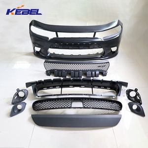 Kebel <span class=keywords><strong>front</strong></span> <span class=keywords><strong>bumper</strong></span> grille <span class=keywords><strong>front</strong></span> <span class=keywords><strong>bumper</strong></span> Kit without FOG LAMP Parts <span class=keywords><strong>For</strong></span> Charger SRT hellcat 2015 2016 2017 2018 2019 - Product Image 3
