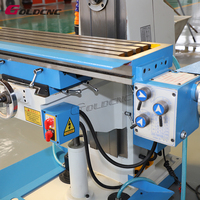 Machine de perçage et de fraisage universelle GOLDCNC Optimum ZX7550cw, haute sécurité, moyenne capacité