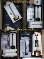 OEM ODM Europe Offre Spéciale Lampe de table LED portable multifonctionnelle pour restaurants Éclairage pour selfie Contrôle tactile Batterie flexible