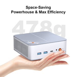 Mini PC Ninkear M8 AMD Ryzen 7 8745HS Compact 16 Go DDR5 1 To SSD PCIe 3.0 Écran 4K WiFi 6 Windows 11 Pro pour le Gaming et le Bureau - Product Image 1