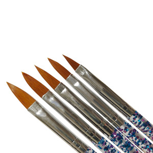 Ensemble de 5 outils de manucure, pinceaux pour nail art, y compris un stylo de sculpture pour ongles en acrylique et gel UV - Product Image 3