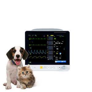 Moniteur vétérinaire multiparamétrique portable, écran tactile LCD 15 pouces, batterie 4000 mAh, scanner <span class=keywords><strong>ECG</strong></span> et échographie réutilisable - Product Image 4