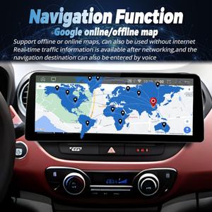 Reproductor de Video para Auto con Pantalla de 12.3 Pulgadas y Resolución 1920*720, Android 13, Radio Estéreo para Hyundai I10 2014 2016, GPS, Multimedia, Carplay, Unidad Principal - Product Image 2