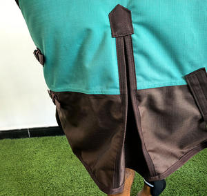 Tùy Chỉnh Polyester Thoải Mái Bền Mùa Đông Ngựa Thảm Thoáng Khí Không Thấm Nước Chăn Turnout Thảm - Product Image 2
