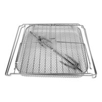 Four de Cuisine au Design Moderne 24L, Double Vitrage, Four Friteuse à Air Avec Rôtisserie