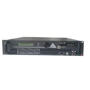 Transmisor de transmisión FM portátil de 2kw al mejor precio, equipo sencillo con potencia de 2000 vatios y modulador estéreo para entrada de Audio