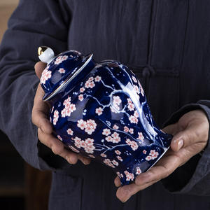 <span class=keywords><strong>Vaso</strong></span> di porcellana blu e bianco del barattolo dello zenzero dell'ornamento di natale cinese di MSH <span class=keywords><strong>per</strong></span> la decorazione domestica - Product Image 3