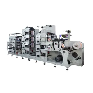 RTRY-950 New arrival 4+3 colors two tower coated paper/bopp film flexo printing machine flexible print