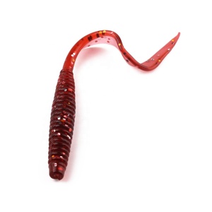 Hengjia new soft fishing lures tailed bait fishing tackle
