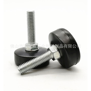 <b>Adjustable</b> Furniture Feet Pads 35mm Stainless Steel Black <b>Leg</b> Protection Pad For <b>Table</b> Chair <b>Height</b> Adjustment - Product Image 4