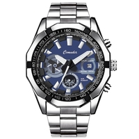 Montre pour homme avec calendrier, étanche, lumineuse, sportive et tendance ; Ventes transfrontalières avec un grand cadran