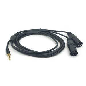 Câble Y séparateur <span class=keywords><strong>mini</strong></span>-<span class=keywords><strong>jack</strong></span> stéréo TRS 3,5 mm <span class=keywords><strong>vers</strong></span> double <span class=keywords><strong>XLR</strong></span> mâle - Product Image 3