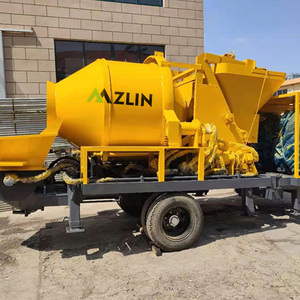 Bomba de Concreto Hidráulica ZLIN con Válvula S, Motor y Tambor Mezclador, Alto Momento de Carga, Productividad de 40M/H para Obras de Construcción - Product Image 3