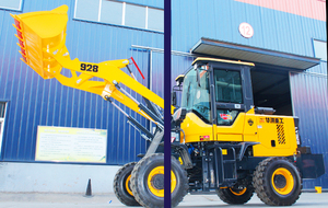 中国製コンパクト2800kg国際ホイールローダー建設機械エンジンコアバックホーローダー - Product Image 3