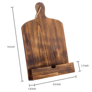 Hot Foldable Wooden <strong>Recipe</strong> Holder and Tablet PC Stand Kitchenware Accessories Dinnerware Storage Rack - Product Image 5