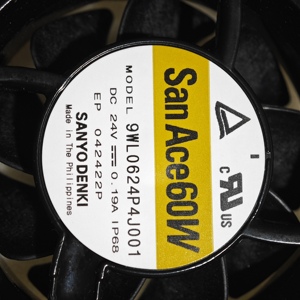 พัดลมระบายความร้อนแบบแกน SANYO DENKI San Ace รุ่น 9WL0624P4J001 ขนาด 60*60*25 มม. 24V DC 4.56W 0.19A 38.8CFM 8650 รอบต่อนาที สำหรับเซิร์ฟเวอร์และอุปกรณ์โทรคมนาคม - Product Image 4