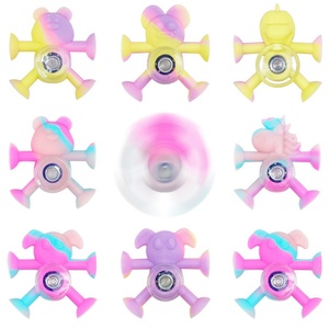 2025 New Product Creative Animal Silicone Gyroscope Suction Cup Small Toy Stress Relief Fingertip Small Toy - Product Image 5