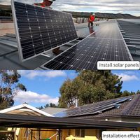 Système d'énergie solaire industriel tout-en-un à onduleur triphasé sur réseau 5 kW 10 kW 15 kW système d'énergie par panneau solaire pour la maison