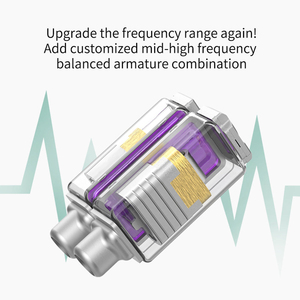 หูฟัง <span class=keywords><strong>KZ</strong></span> <span class=keywords><strong>ZSX</strong></span> 5BA+1DD 6 ไดรเวอร์ ไฮบริด IEM แบบมีสาย สำหรับผู้รักเสียงเพลง หัวต่อแบบถอดได้ 2 พิน หูฟังแบบใส่ในหู เสียงไฮไฟ เบสหนัก สำหรับการฟังเพลงและมอนิเตอร์เสียง - Product Image 5