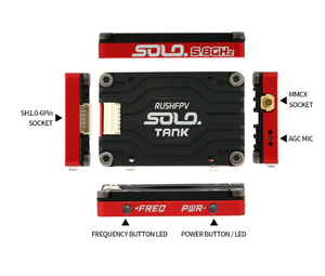 RUSHFPV <span class=keywords><strong>RUSH</strong></span> TANK SOLO VTX 5.8G Pitmode 1.6W Microphone réglable <span class=keywords><strong>2</strong></span>-6S - Product Image 5