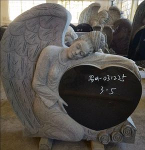 แกะสลักหินแกรนิตสีดำด้านด้วยเลเซอร์พร้อมแจกันสำหรับขายส่ง - Product Image 6