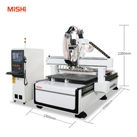 Máquina CNC de Alta Velocidad para Trabajar la Madera, Máquina de Tallado de Madera CNC con Alimentación Automática de 3 Ejes, Router CNC ATC 1325 para Madera