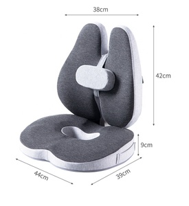 Almohada de espuma viscoelástica, cojín de soporte Lumbar y soporte de espalda para silla de oficina, coche, sofá, avión, asiento de oficina, almohada trasera - Product Image 4