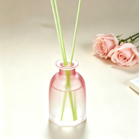 Nouvel Arrivage – Diffuseur d'Arômes Haut de Gamme Sans Flamme en Verre pour Intérieur – Bouteille de Diffusion à Bâtonnets – Rafraîchisseur d'Air Longue Durée – Parfum Durable