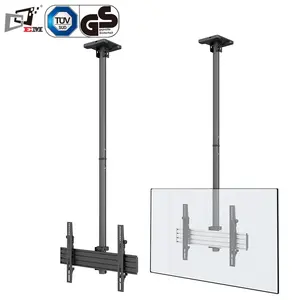 Modular Design Support Different Size Screen Ceiling TV Bracket With Tilt Bracket Arms