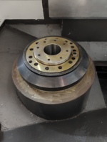 Tour CNC vertical VTC900 à commande GSK, mono-broche, usage moyen, haute rigidité, pour disques de frein de moyeu de roue automobile, certifié CE