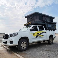 Coque de camping-car personnalisable pour benne de pick-up avec toit relevable - Tente de toit rigide pour camping en tout-terrain