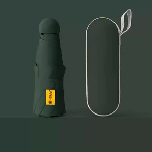 Portable Capsule UV Protection 8 Ribs Mini <b>Umbrella</b> With Windproof Waterproof Fabric and Custom Logo - Product Image 1