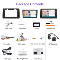 Autoradio Android Podofo 9 pouces double DIN pour Fiat Stilo 2002-2010 conduite à gauche Carplay Android Auto WiFi GPS FM RDS