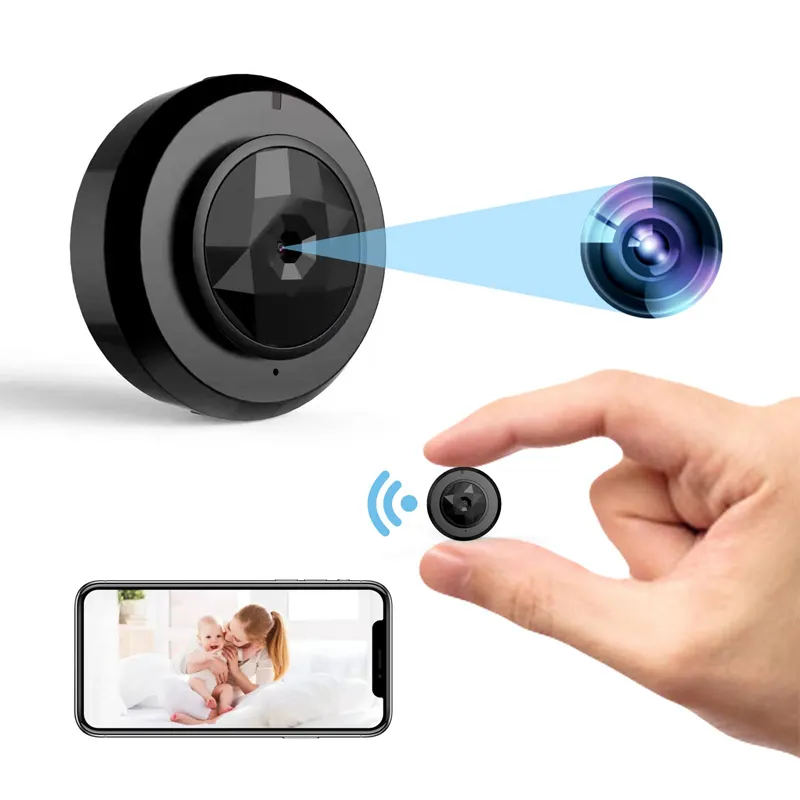 Camera Cctv Dv Mini Không Dây Giám Sát Nhỏ Cho Bé Nhỏ Kích Thước Nhỏ 720P 1080P Pixel