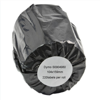 Étiquettes thermiques Dymo 4xl, 104mm x 159mm s0904980, rouleaux d'étiquettes thermiques