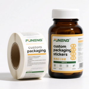 Etichette Adesive Personalizzate per Bottiglie, Vinile Impermeabile per Imballaggi di Prodotti Farmaceutici e Sanitari - Product Image 4