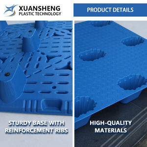 Leggero materiale HDPE soffiaggio modellato Pallet di plastica annidabile per uso del supermercato & del magazzino - Product Image 5