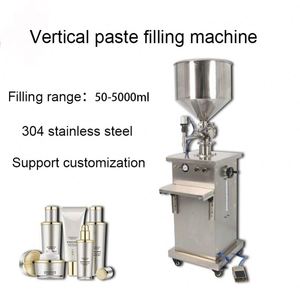 Machine de remplissage semi-automatique verticale pour bouteilles de gel, sauces, crèmes, confitures, lotions, shampoings et liquides - Product Image 5