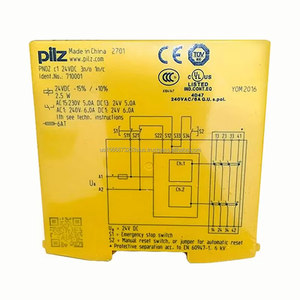 รีเลย์ความปลอดภัย pilzs C1 C2หมายเลขซีเรียล710001 710002รีเลย์ความปลอดภัย - Product Image 2