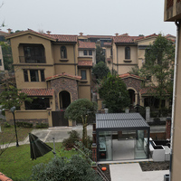 Pergola bioclimatique en aluminium de haute qualité pour l'extérieur, auvent réglable, lames imperméables, toit pour l'ombrage du soleil et la décoration du jardin