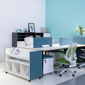 Modern Design Wooden Office Furniture Cubicle Workstation Executive Office Desk - Product Image 5