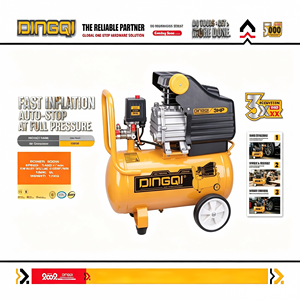 <span class=keywords><strong>Compresseur</strong></span> d'air portable DINGQI 0.8Mpa 600W |   Pompe à air électrique 9L à arrêt automatique pour le gonflage des pneus de voiture et les outils de travail du bois - Product Image 1