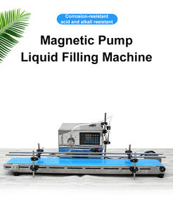 Máquina de llenado con bomba magnética de 2 cabezales para agua, aceite, jugo, leche, perfume, vino, bebidas, alcohol, champú y loción - Product Image 5