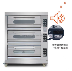 Horno Comercial de 3 Niveles y 6 Bandejas Multiusos para Hoteles, Granjas, Pizzerías, Panaderías, Tartas de Huevo, Productos a Base de Frutos Secos, a Gas/Eléctrico - Product Image 3