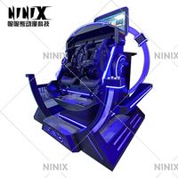 Simulador de Movimiento VR 9D de Dos Asientos, Máquina de Cine de Realidad Virtual, Silla Tipo Huevo de 360 Grados, Equipo de Juego de Entretenimiento, Experiencia VR