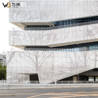 Panneau de bardage en aluminium, panneau de revêtement extérieur en aluminium, façade murale en aluminium, panneaux muraux en aluminium avec revêtement PVDF pour bâtiments